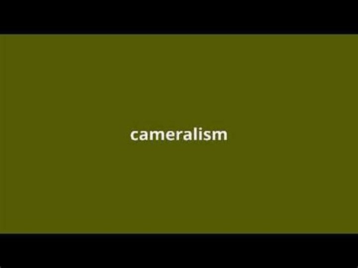 What is the meaning of cameralism?