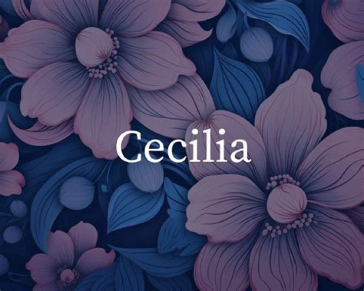 What is the origin of the name cecilia?