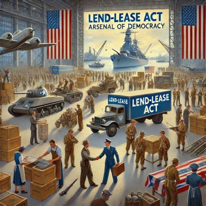 What was the purpose of the lend lease act?