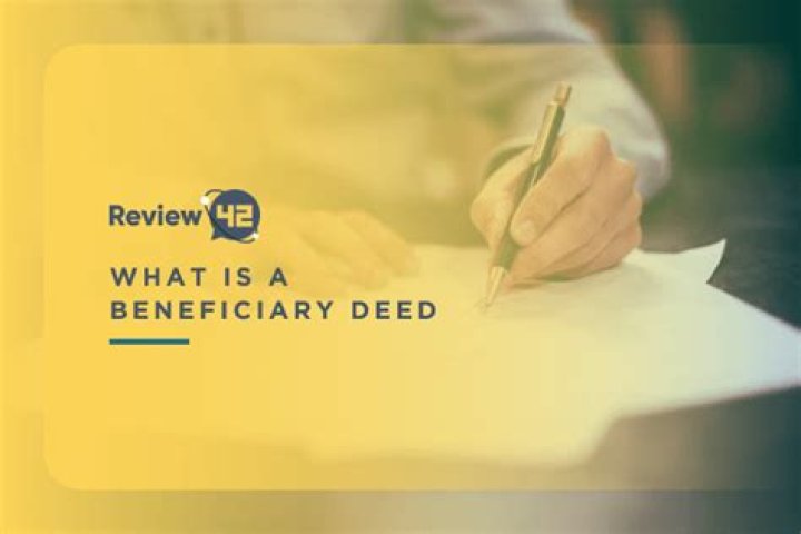 Whats a beneficiary deed?