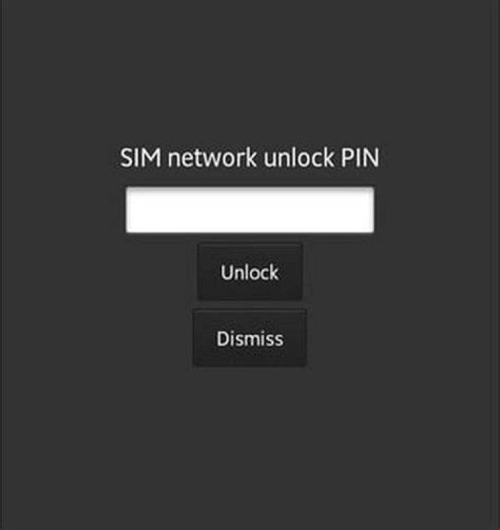 Whats a sim network unlock pin?