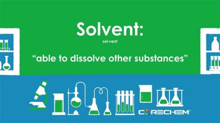 Whats a solvent in science?