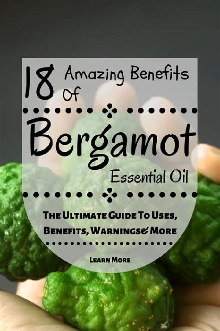 Whats bergamot oil good for?