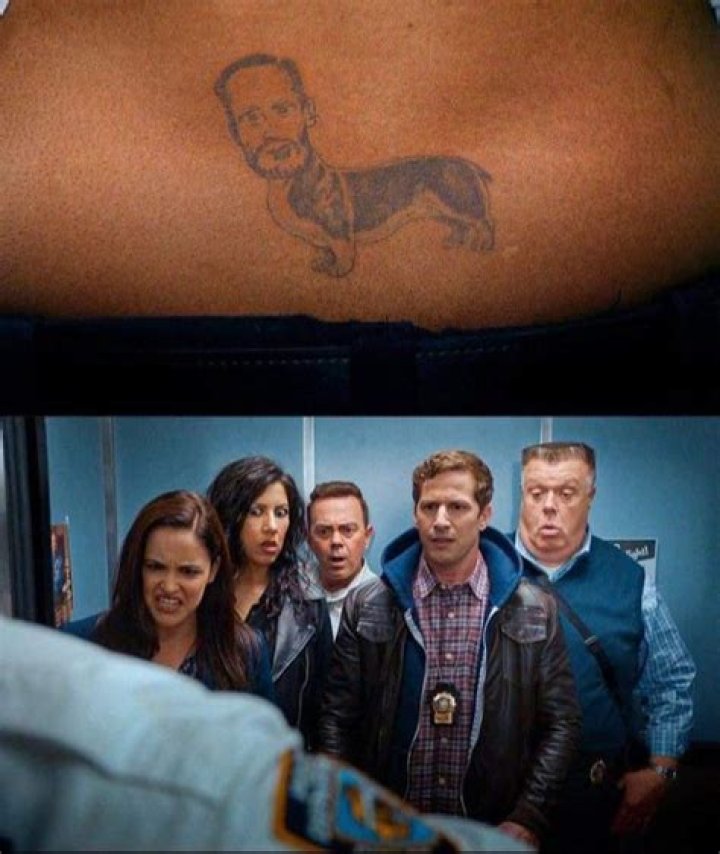 Whats captain holt's tattoo?