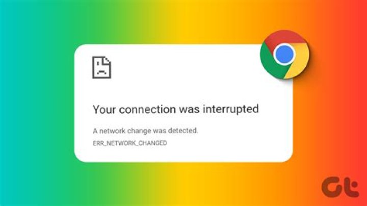Whats connection interrupted mean?