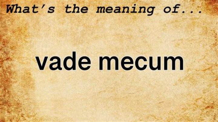 Whats meaning of vade?