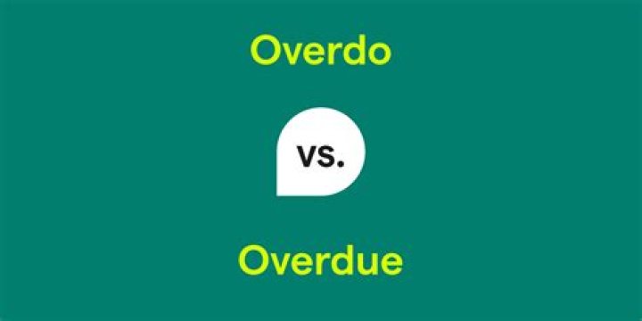 Whats the difference between overdue and overdo?