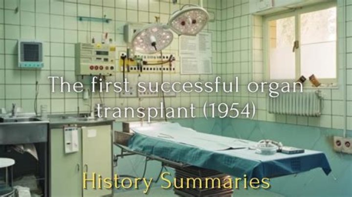 When did organ transplants begin?