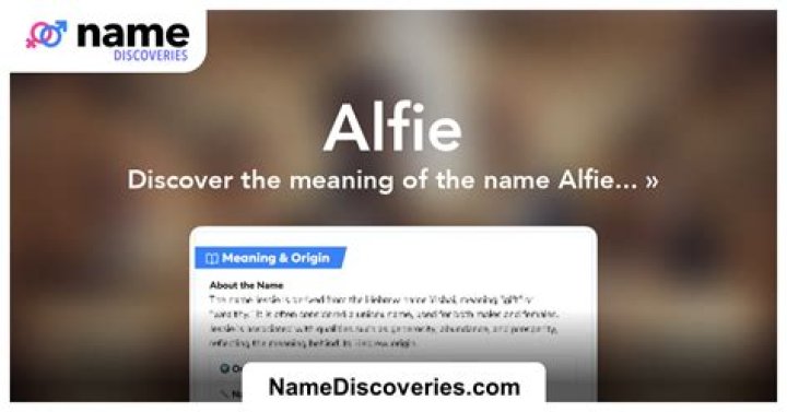 When does alfie come?