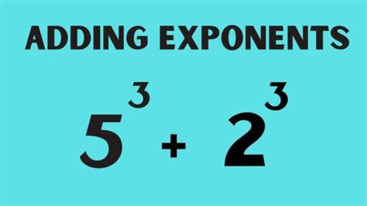 When exponents are added?