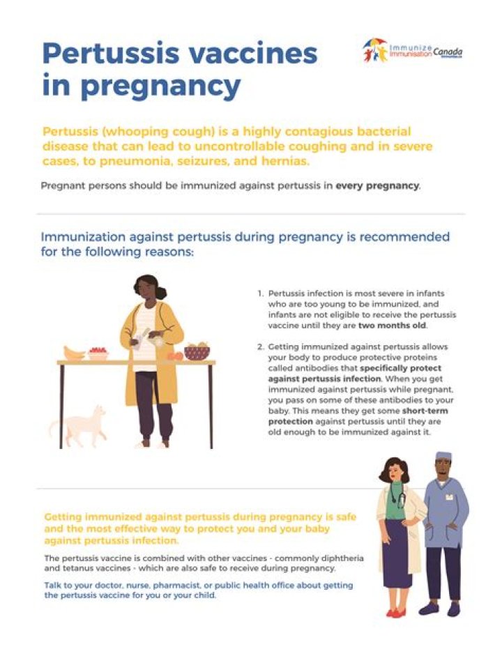 When is pertussis vaccine given?