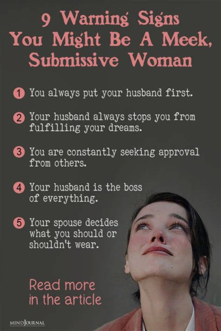 When someone is submissive?