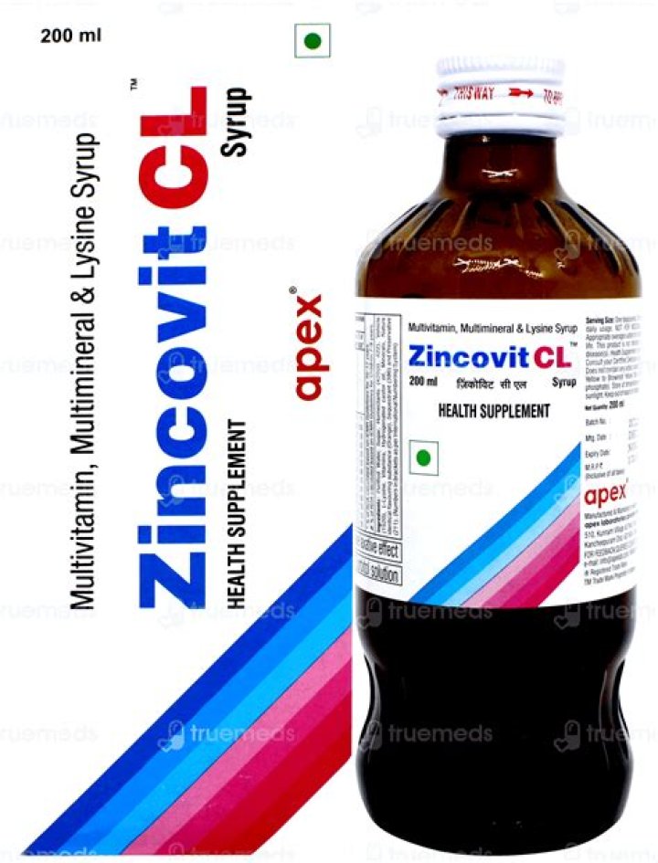 When to take zincovit syrup?