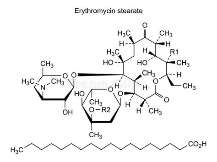 When to use erythromycin stearate?