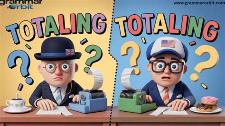 When to use totalling in a sentence?