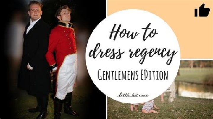 When was regency fashion?