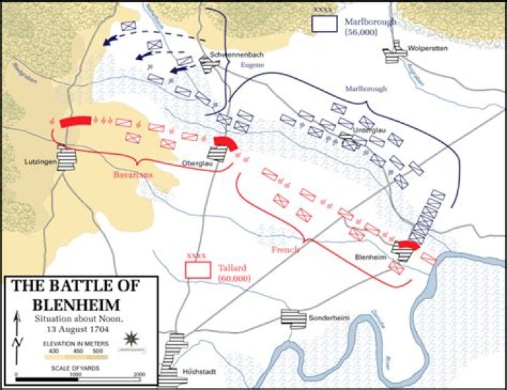When was the battle of blenheim?