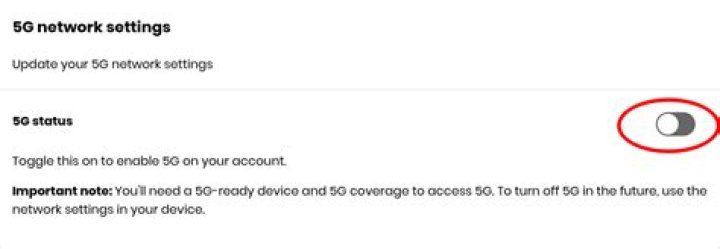 When will giffgaff get 5g?