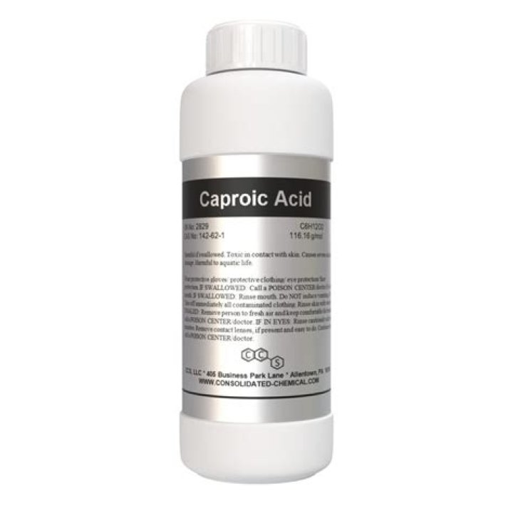 Where can you find caproic acid?
