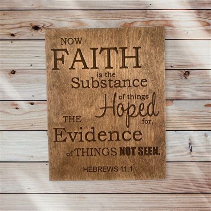 Where in the bible does it say faith is the substance of things hoped for?