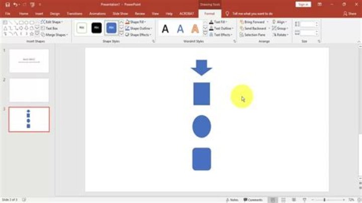 Where is distribute vertically in powerpoint?