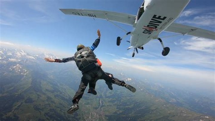 Where is swiss skydiver from?