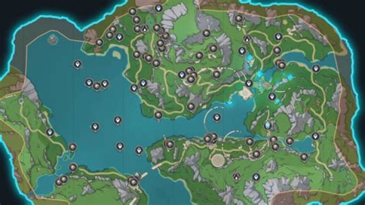 Where is the bound water located?