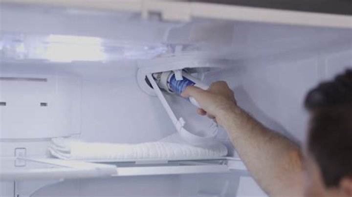 Where is the water filter on a ge refrigerator?