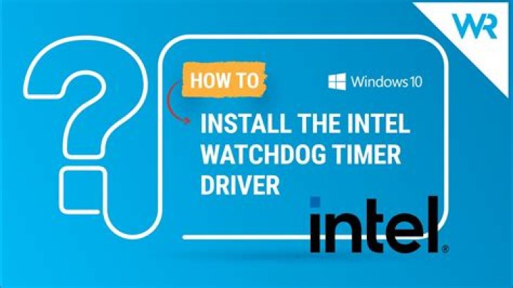 Where is watchdog timer in device manager?