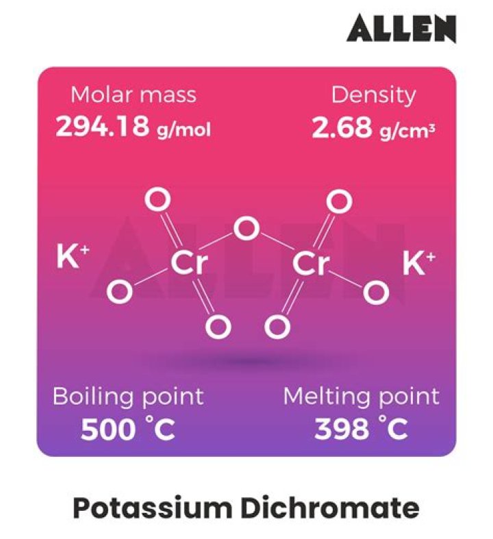 Where potassium dichromate is used?