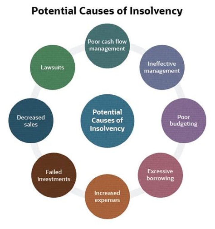 Which best describes insolvency in banks?