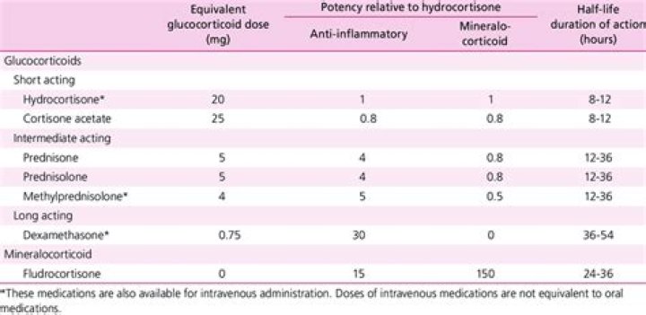 Which corticosteroids with highest mineralocorticoid activity?