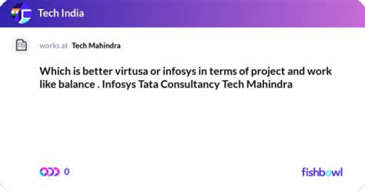 Which is better virtusa or infosys?