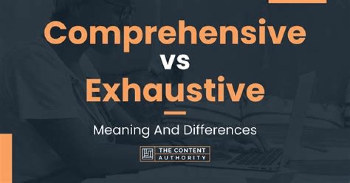 Which is not exhaustive?