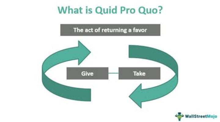 Which is quid pro quo?