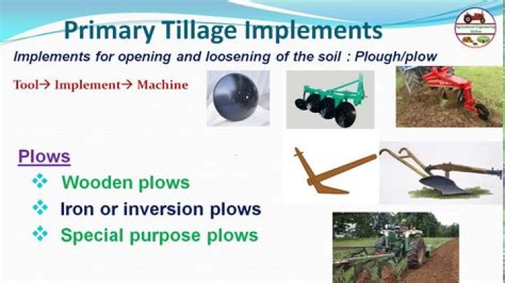 Which of the following is used for tilling the land by cultivator?