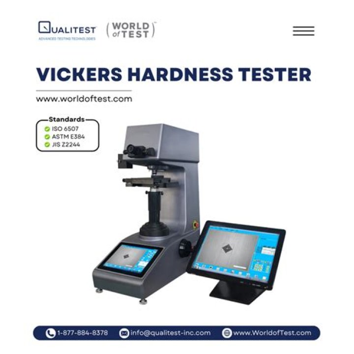 Which standards define vickers hardness test?