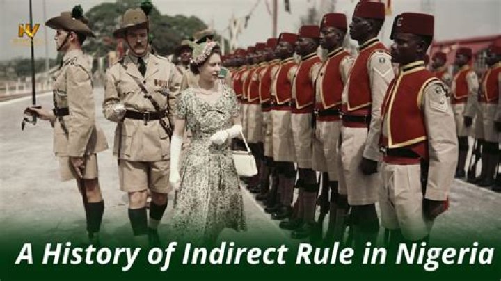 Who introduced indirect rule in nigeria?