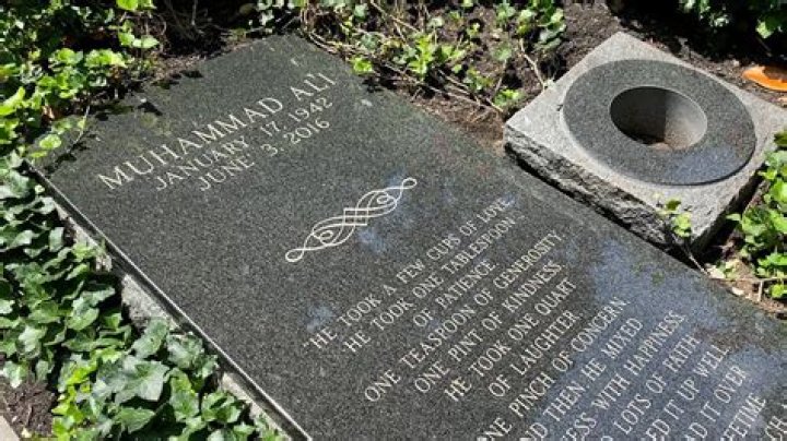 Who is in ali's grave?