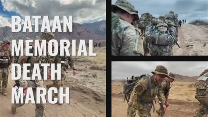 Who organized the bataan death march?