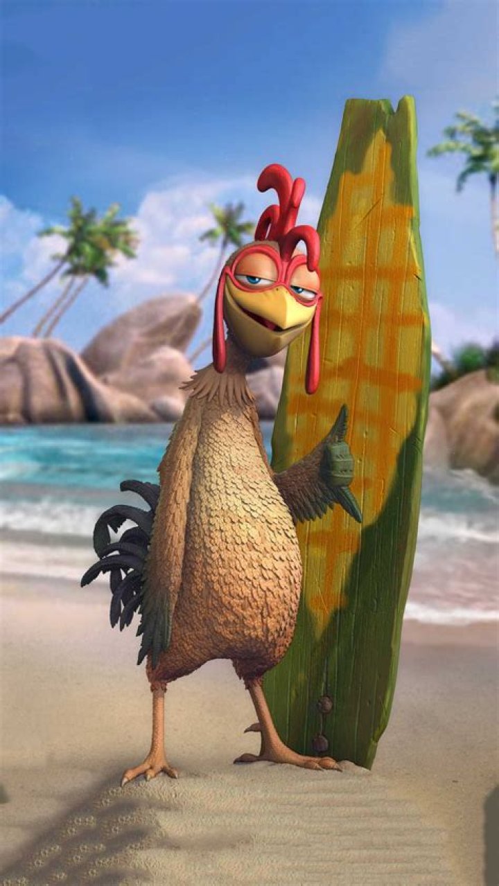 Whos the chicken in surf's up?