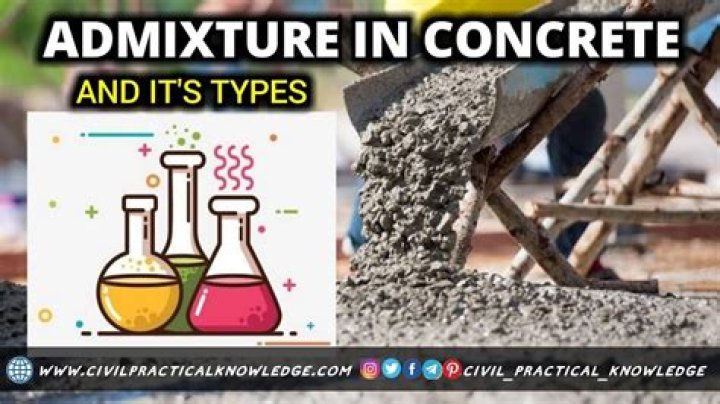 Why admixture used in concrete?
