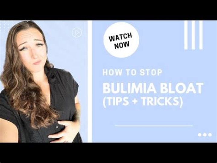 Why does bulimia cause bloating?