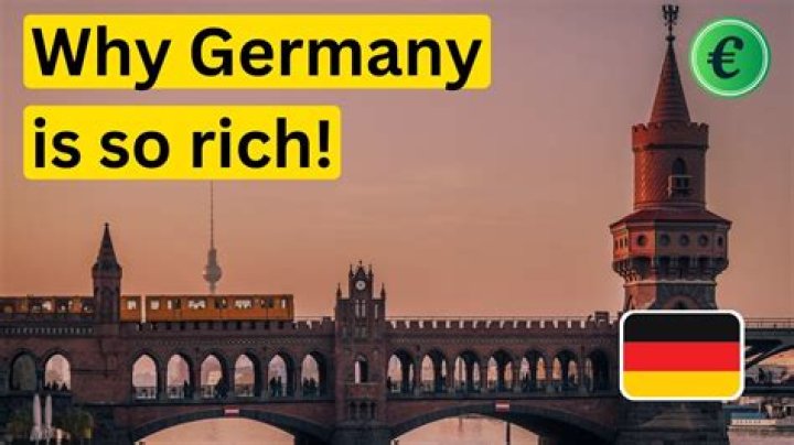 Why germany is so rich?