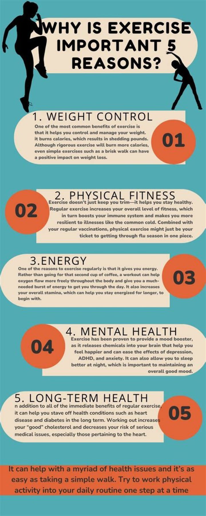 Why is getting exercise important?