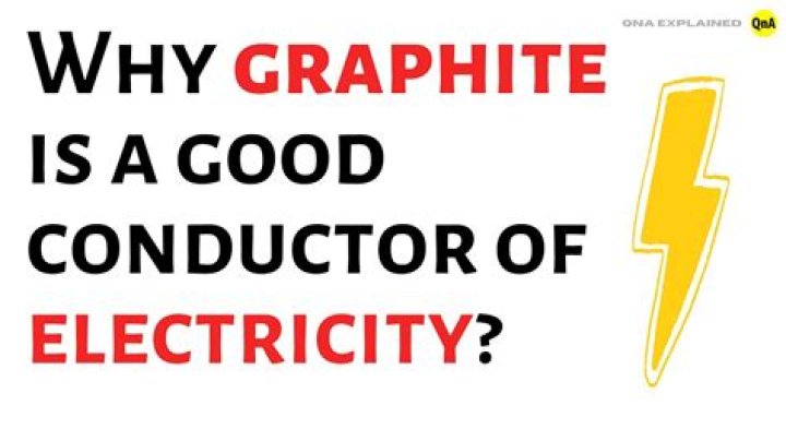 Why is graphite a good conductor of electricity?