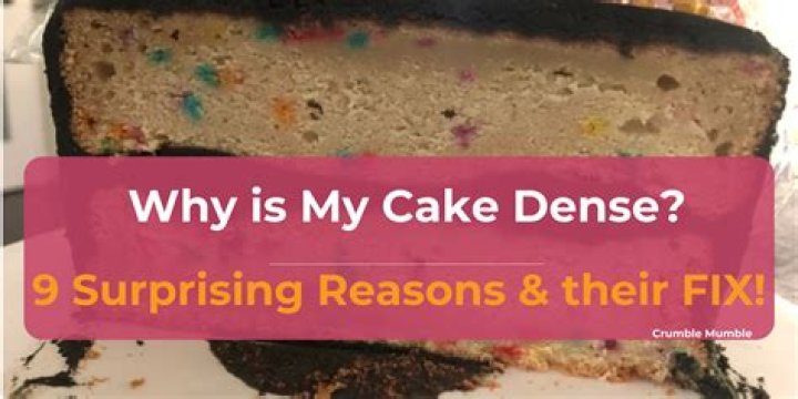 Why is my cake stodgy?