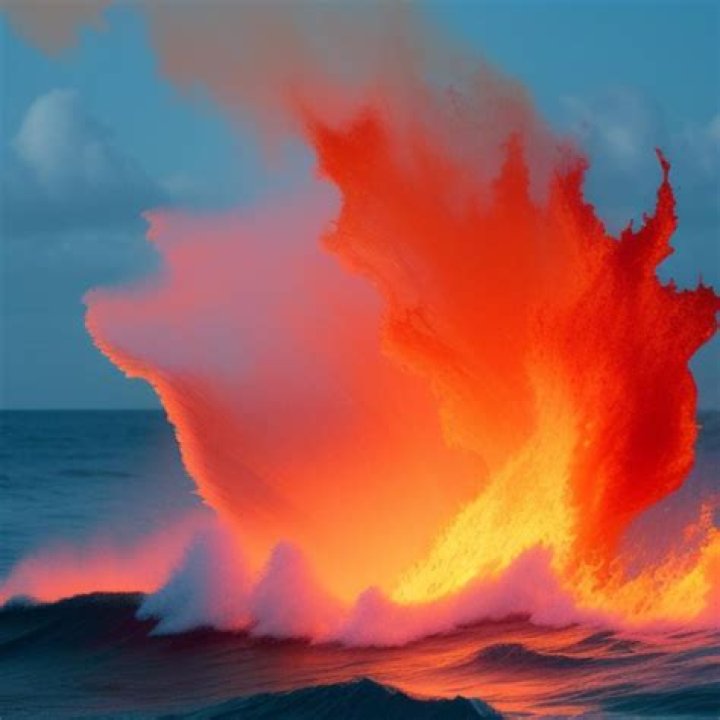 Why is the ocean on fire?