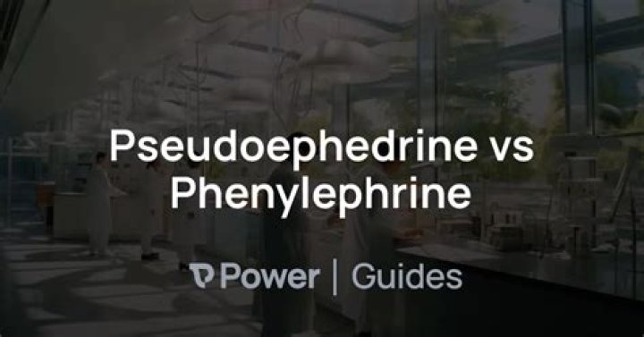 Why phenylephrine and pseudoephedrine?