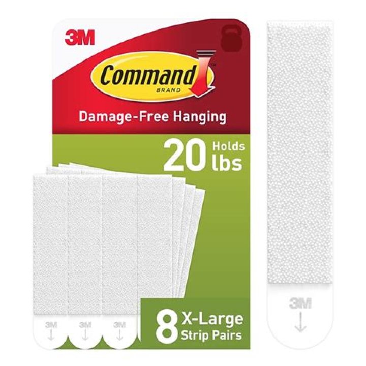 Will command strips stick to concrete?
